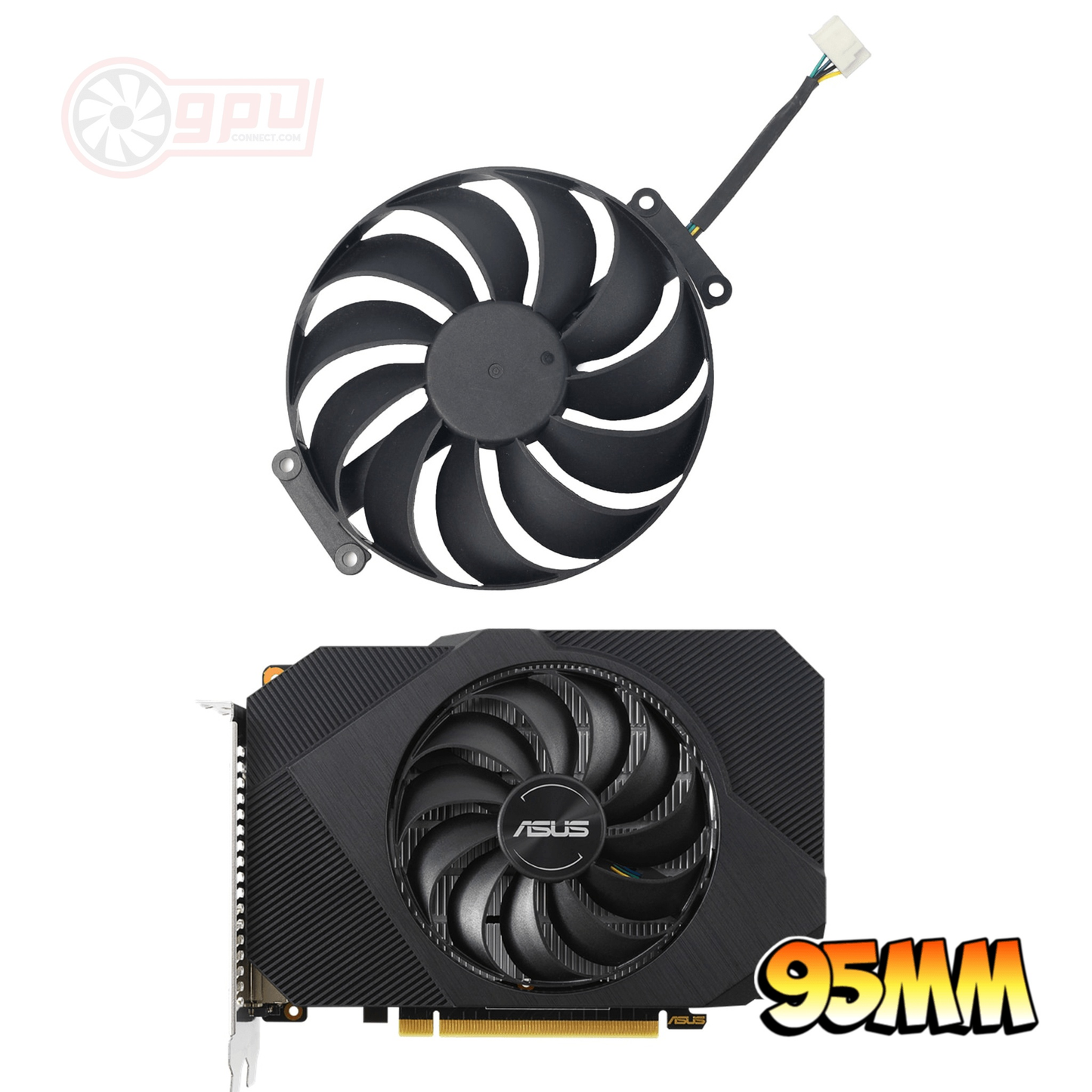 ASUS GTX 1650 RX 6400 Phoenix ITX Graphics Card Fan - GPUCONNECT.COM