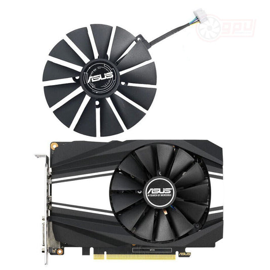 Asus PHOENIX GeForce GTX 1650 1660 Ti 2060 SUPER OC Replacement Fan - GPUCONNECT.COM