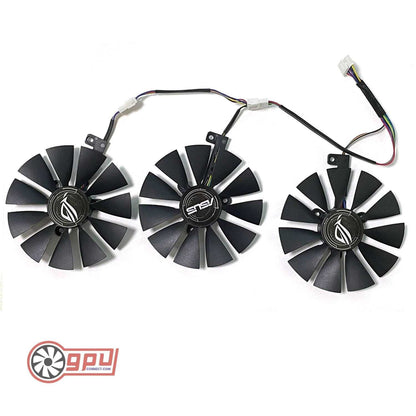 ASUS ROG STRIX RTX 2060 2070 08G GAMING - Graphics Card Cooler Fan Set (7 Pin) - GPUCONNECT.COM