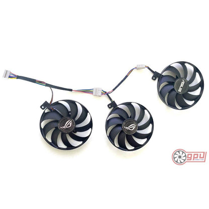 ASUS ROG STRIX RTX 2060 2070 2080 Ti & RX 5600 5700 XT - Cooler Fan Set (7 Pin) - GPUCONNECT.COM