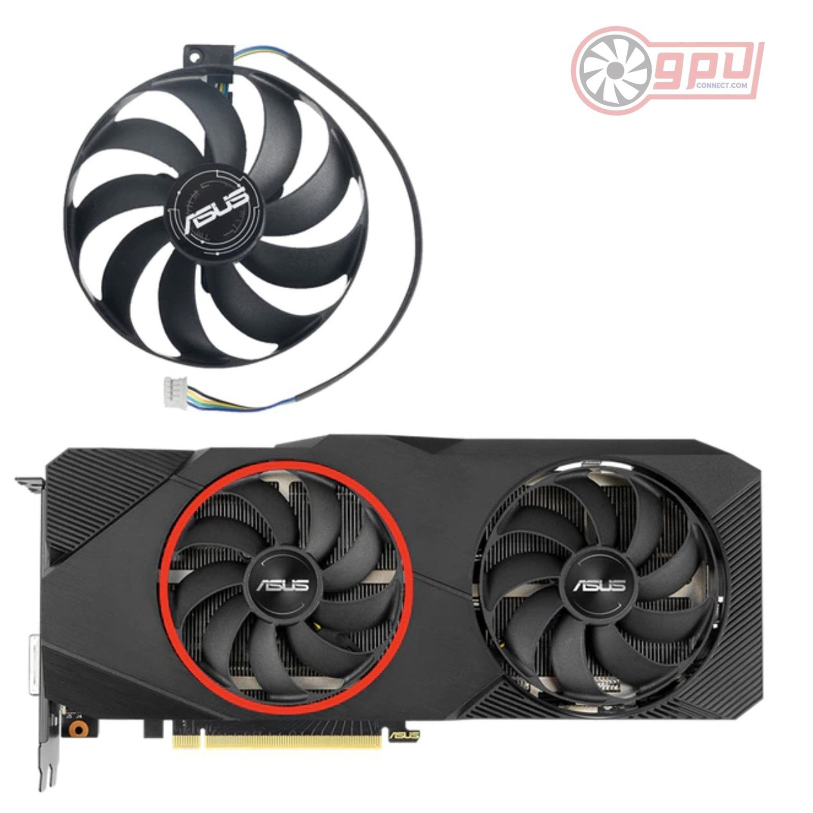 ASUS RTX 2060 2070 2080 SUPER DUAL EVO - Replacement Fan Set