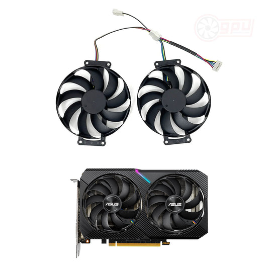 Asus RTX 2060 2070 DUAL Mini OC / GTX 1660 Super GPU Fan Set - GPUCONNECT.COM