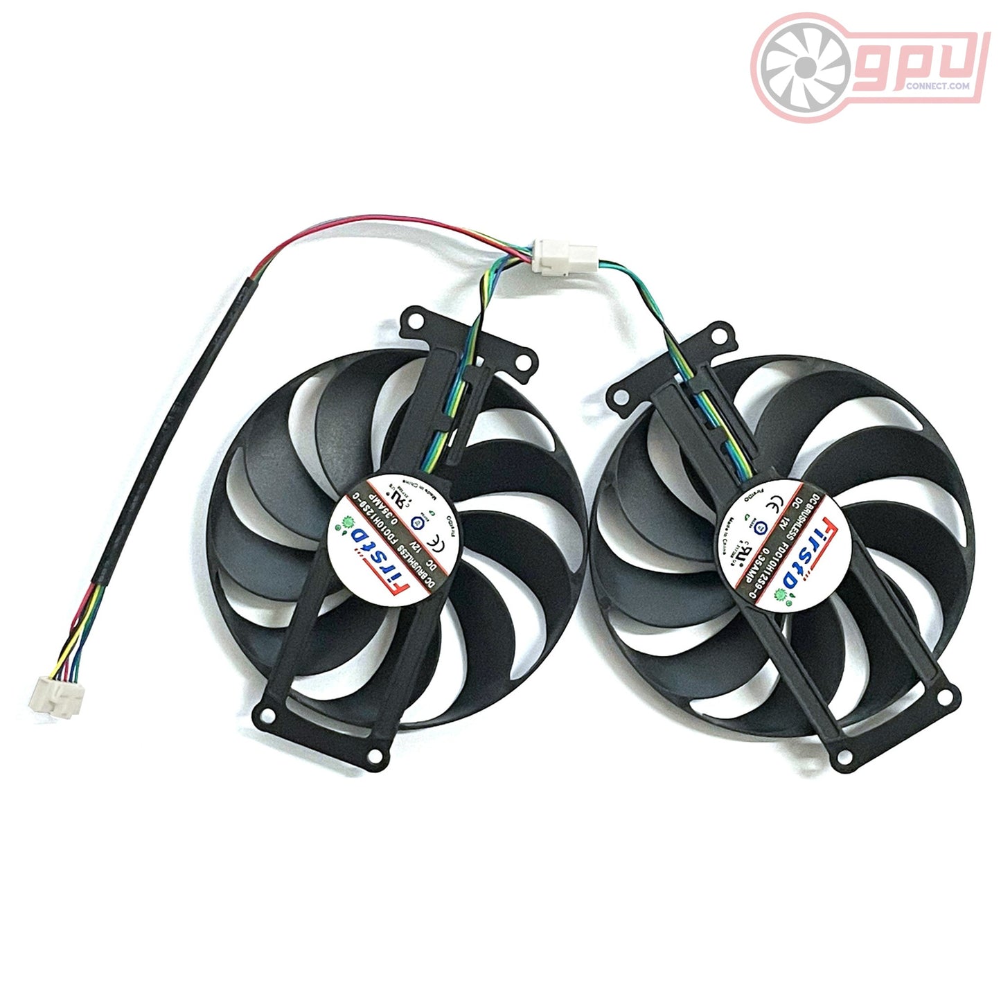 ASUS RTX 2060 2070 GTX 1660 DUAL EVO - Replacement GPU Cooling Fan Set - GPUCONNECT.COM