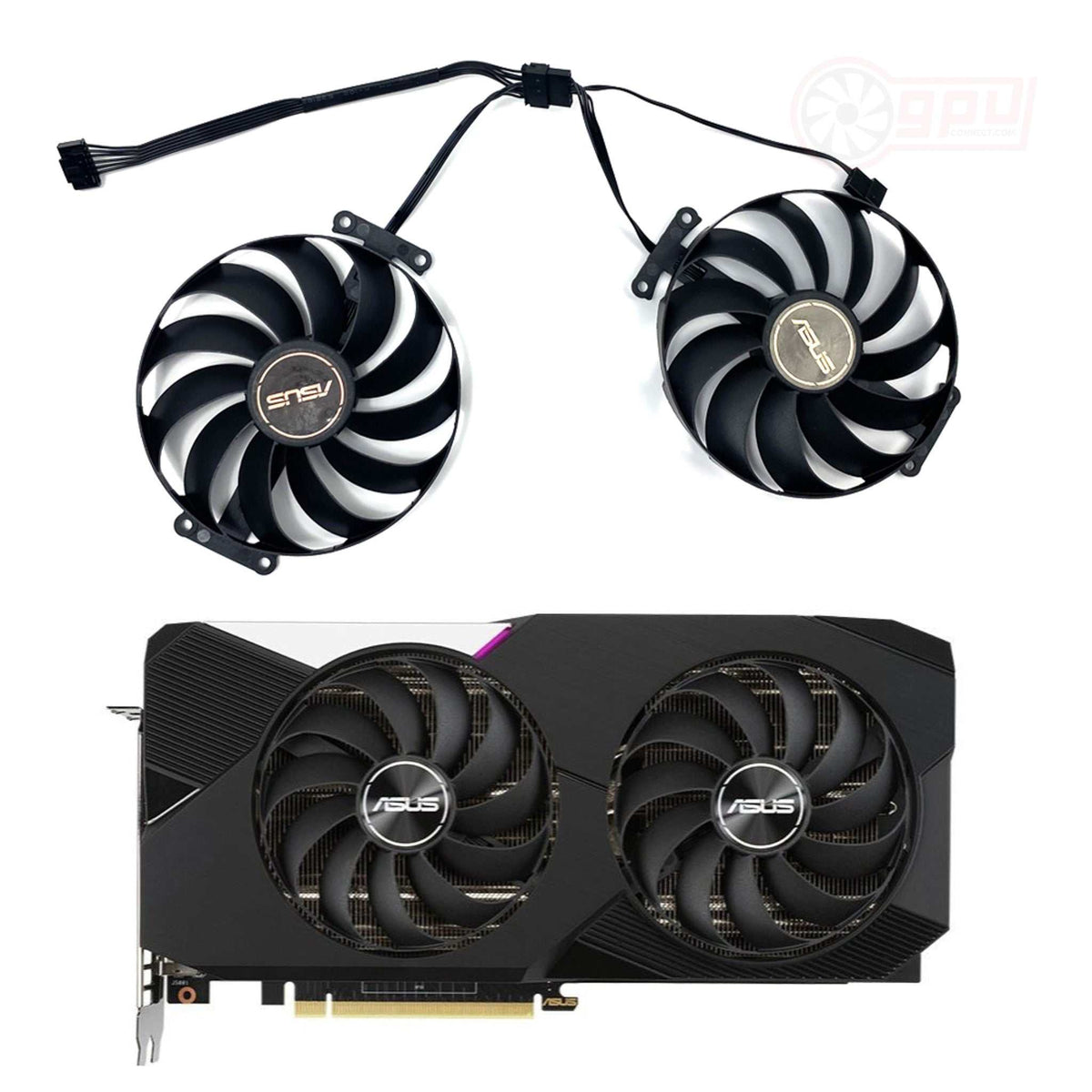 T129215SU CF1010U12S 95 Mm Ventilatieventilator – Vervanging Voor ASUS RTX 3070 En RTX 3060 Ti Dual (niet Voor Mini)