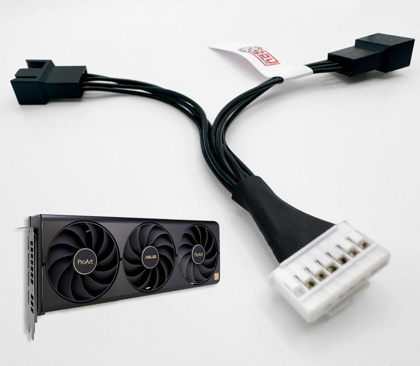 Asus RTX 4080 SUPER ProArt 7 Pin PWM Adapter Deshroud Cable - GPUCONNECT.COM