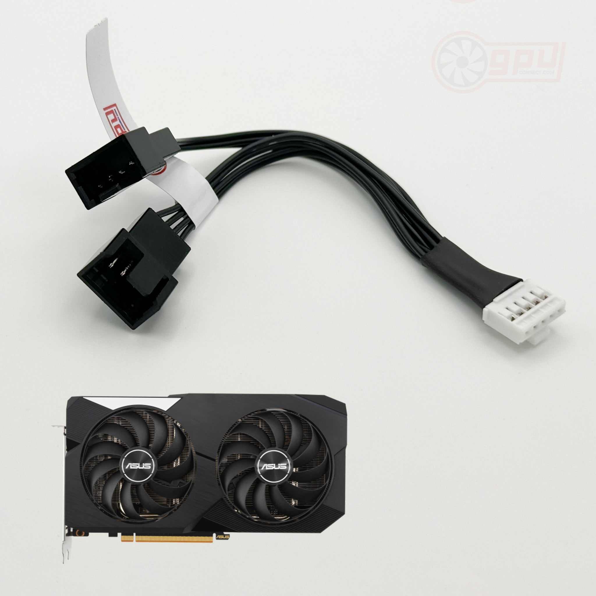 Kabel Rx 6600 Asus RX 6600 6600XT 6700XT 5-Pin Fan Adapter Deshroud GPU Cable ...