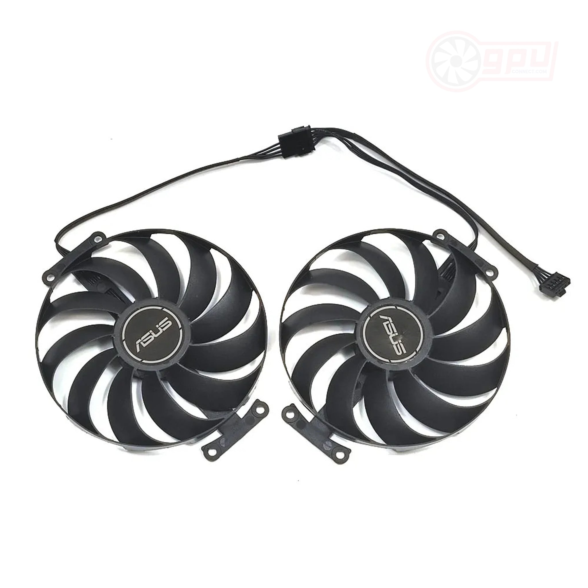 Asus Rx 6600 6600xt 6700xt Dual Graphics Card Fan Set 5 Pin Gpuconnectcom 