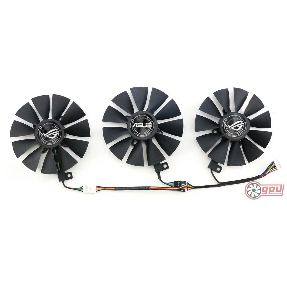 ASUS STRIX GTX 980 1060 1070 1080 Ti / RX 580 - Replacement Cooler Fan Set - GPUCONNECT.COM