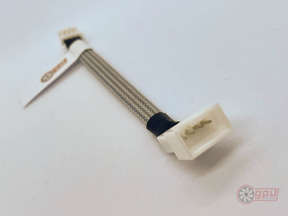 Braided mini 4-Pin PH2.0 GPU to PWM Fan Adapter Cable - Coloured - GPUCONNECT.COM