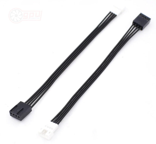 CPU to GPU Fan Adapter Cable - 4-Pin PWM (Female) to 4-Pin PH2.0 Mini GPU (Male) - GPUCONNECT.COM