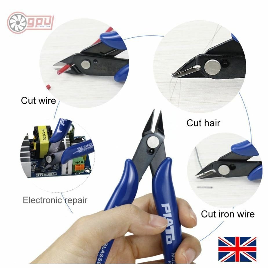 Electrical Wire Cable Cutters Cutting Side Snips Flush Pliers Nipper Hand  Tools P0U0 