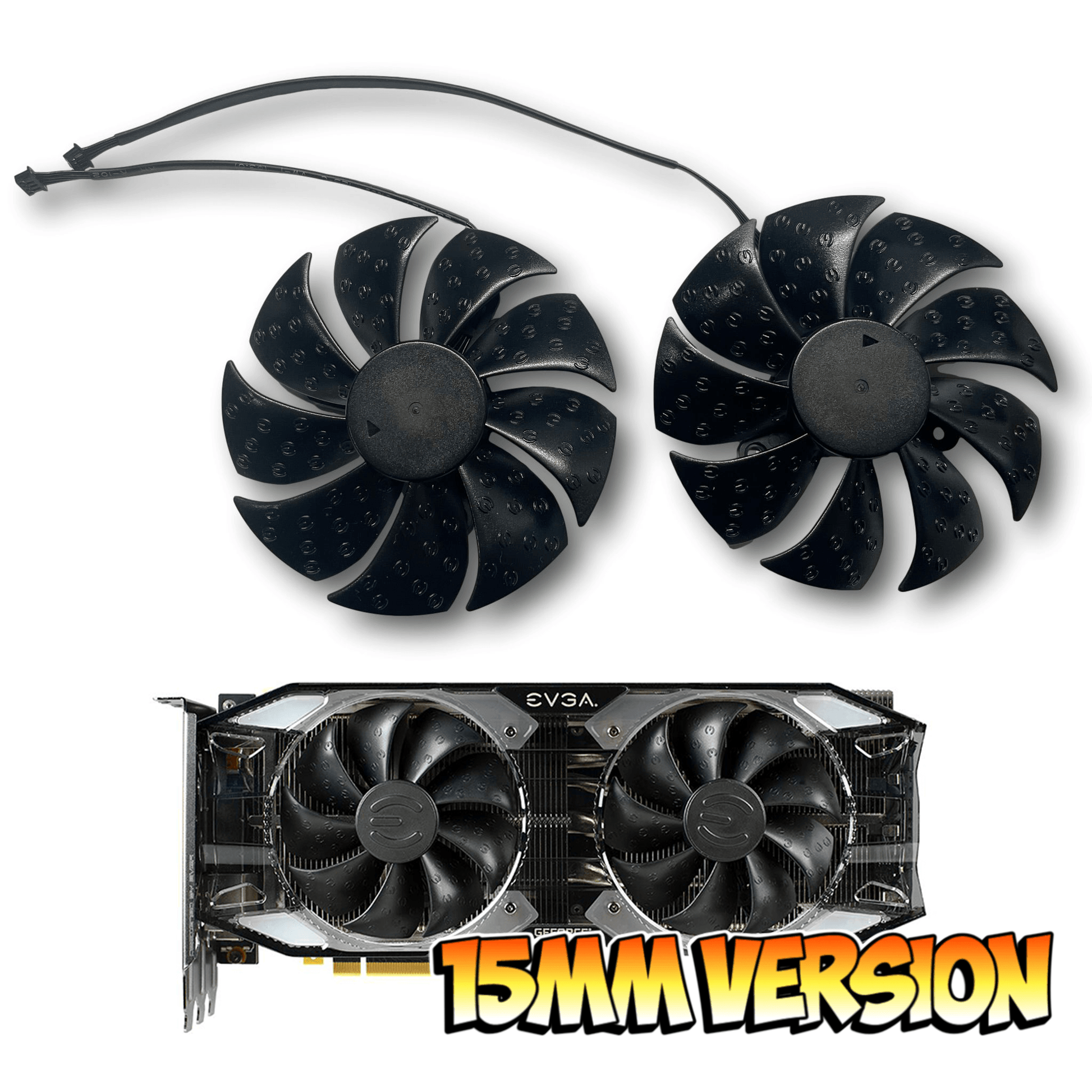 EVGA RTX 2060 2070 2080 2080Ti SUPER XC Replacement Fans 15mm