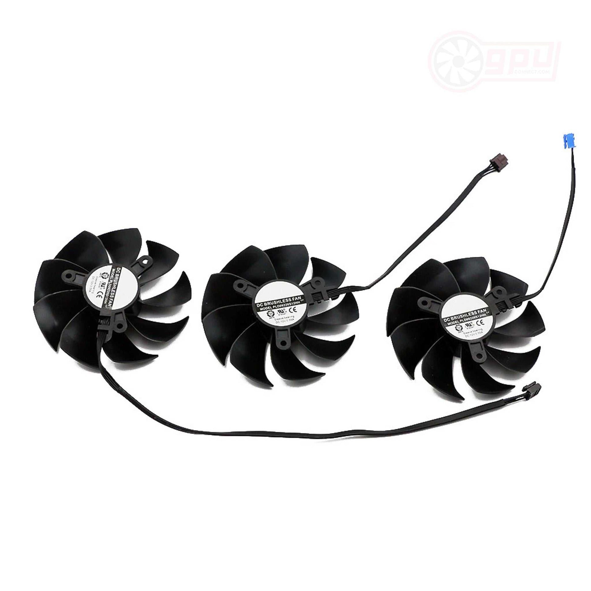 InRobert PLD09220S12H Graphics Card Fan Replacement For EVGA RTX 3070 3080 TI 3090