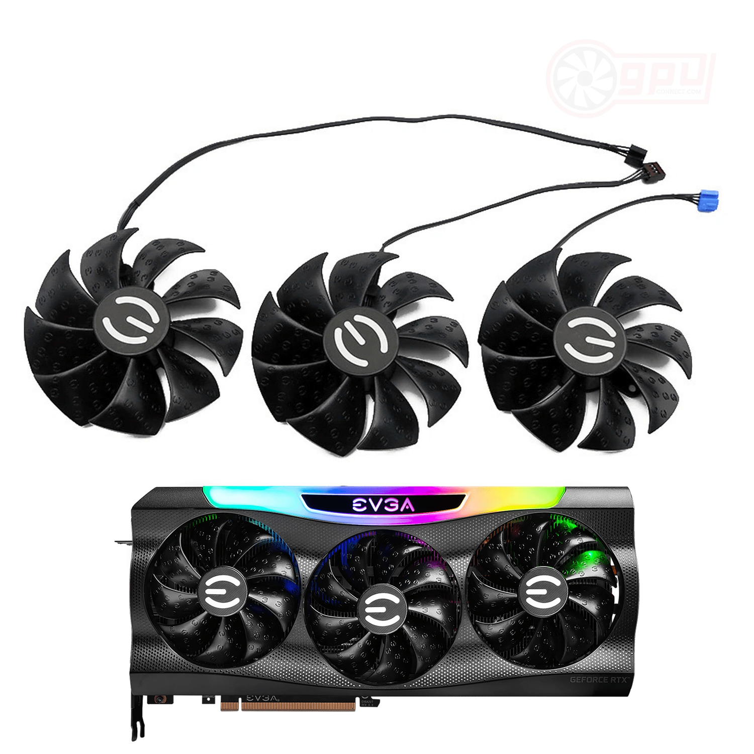 EVGA RTX 3060 3070 3080 Ti 3090 FTW3 ULTRA Replacement Fans (20mm) - GPUCONNECT.COM