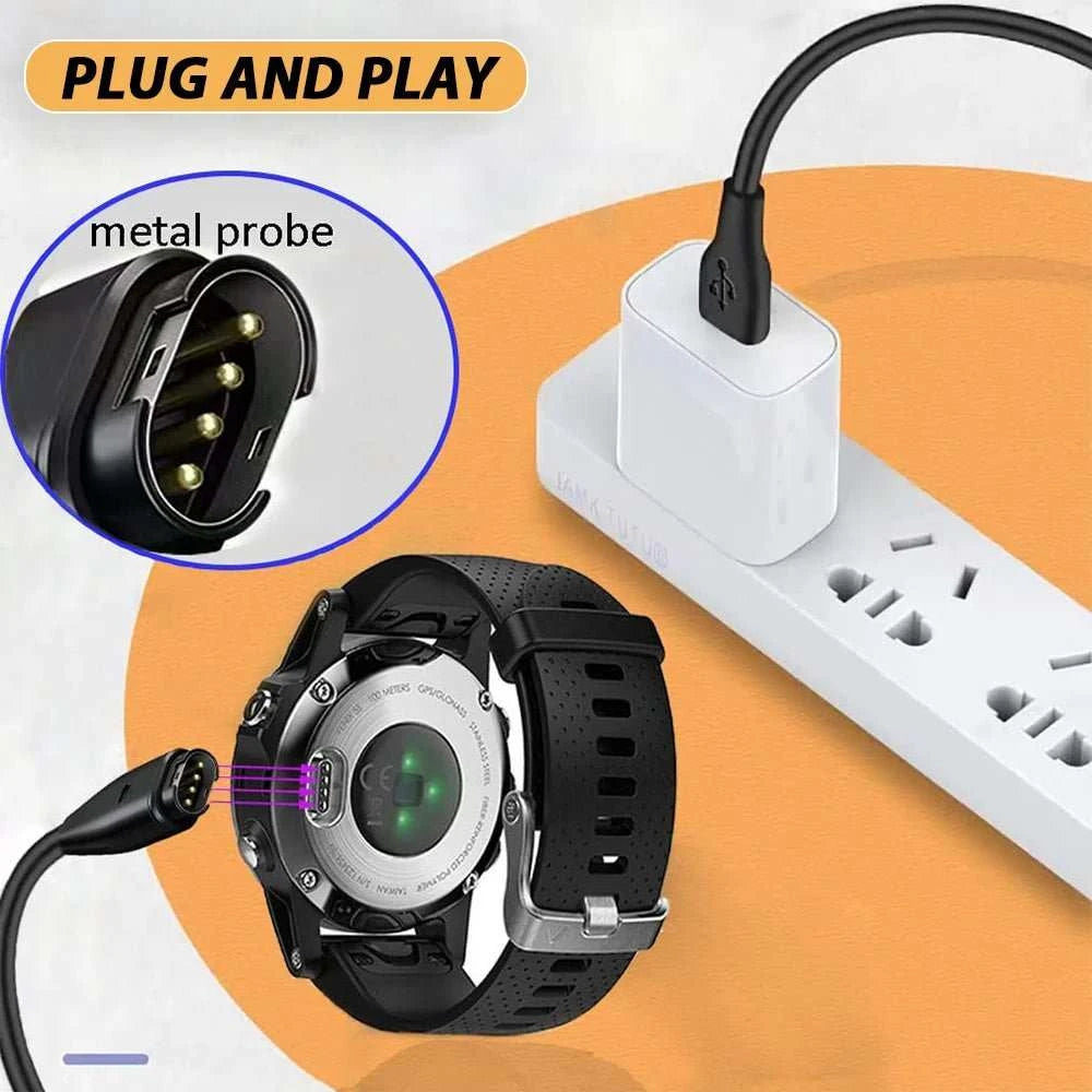 Garmin Fenix Vivoactive Forerunner USB Charging Cable GPUCONNECT.COM