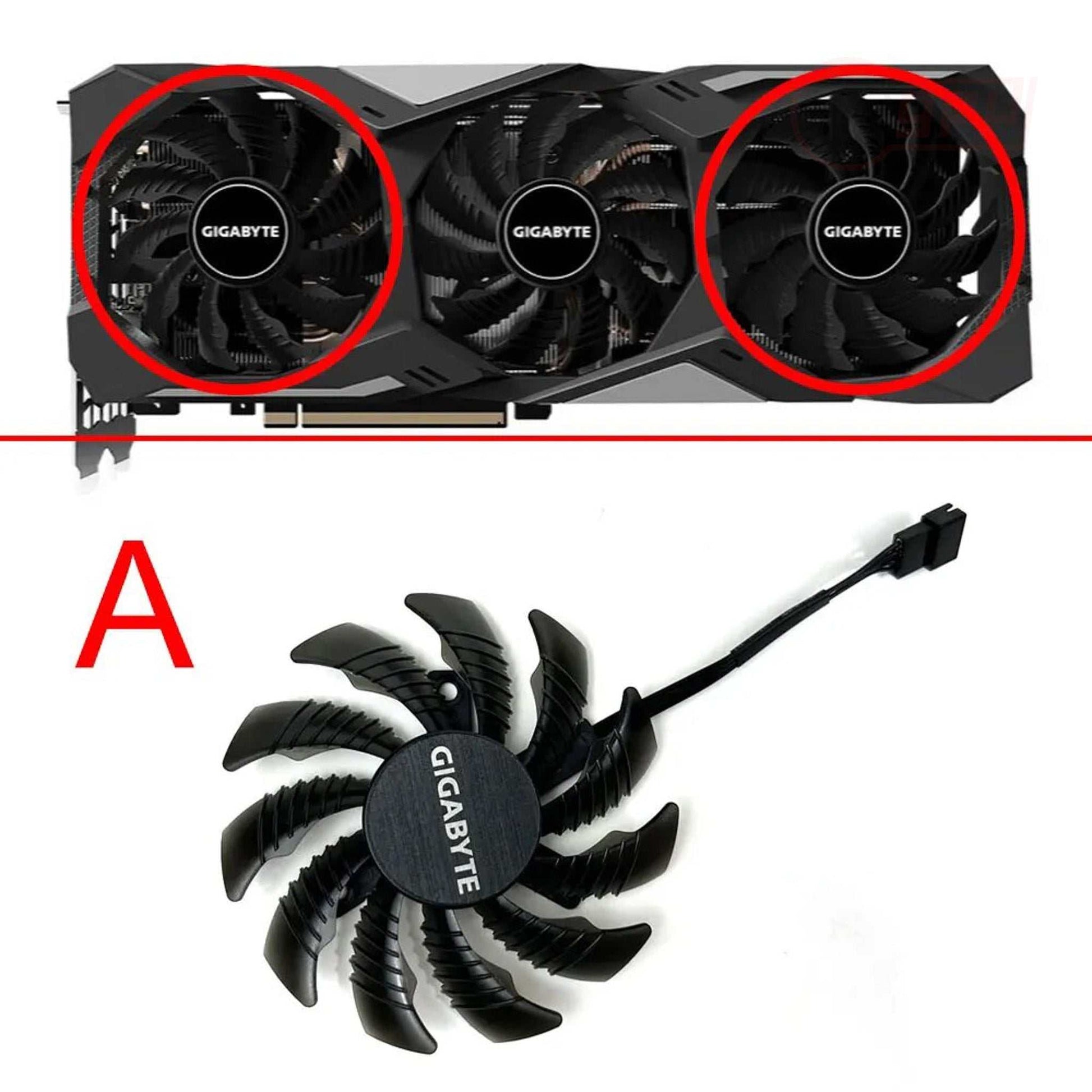 Gigabyte RTX 2060 2070 2080 Ti WINDFORCE Replacement GPU Fan - GPUCONNECT.COM