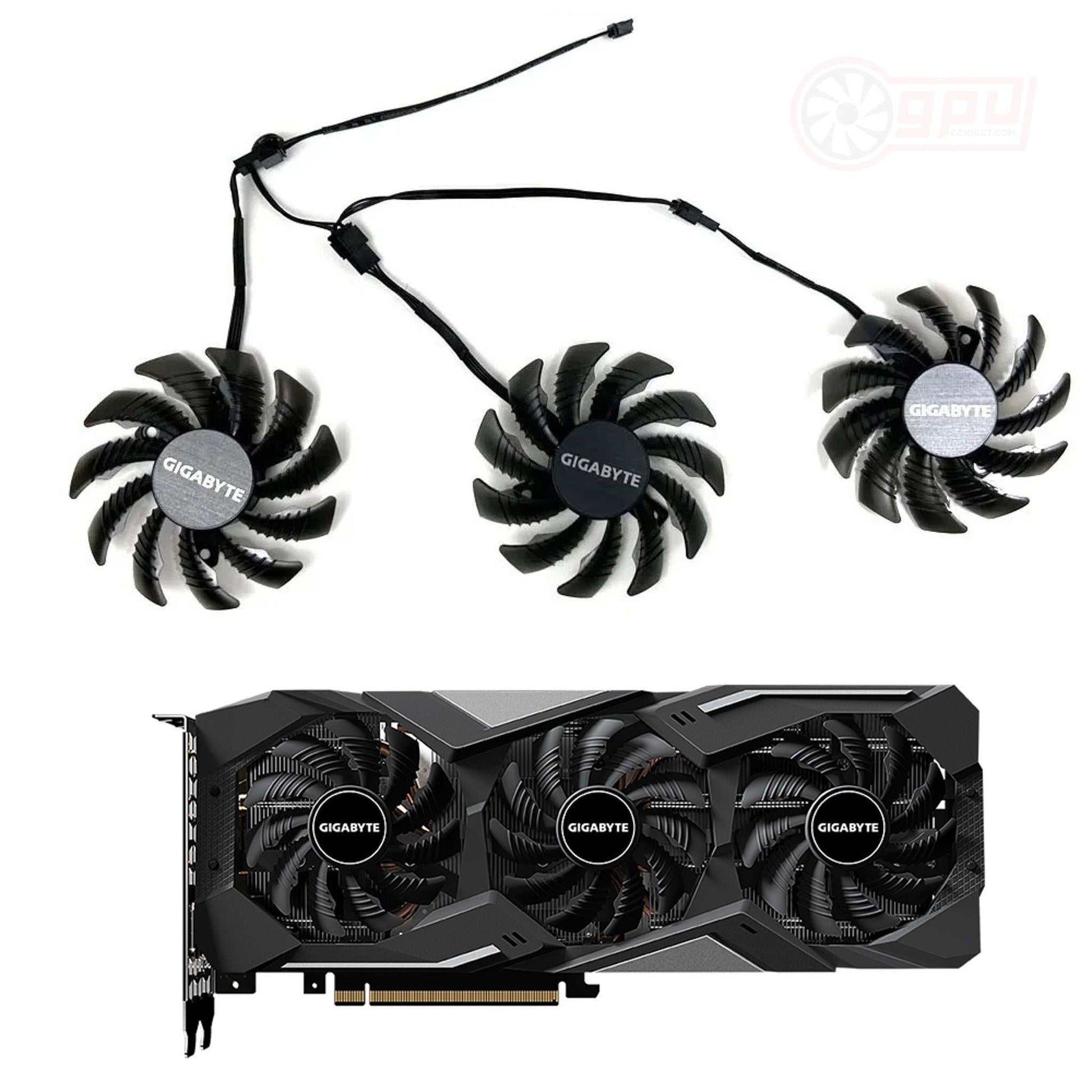 Gigabyte RTX 2060 2070 2080 Ti WINDFORCE Replacement GPU Fan - GPUCONNECT.COM