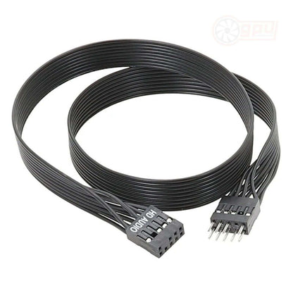 HD Audio Extension Motherboard Header 9-Pin Male to Female Adapter (30/50 cm) - GPUCONNECT.COM