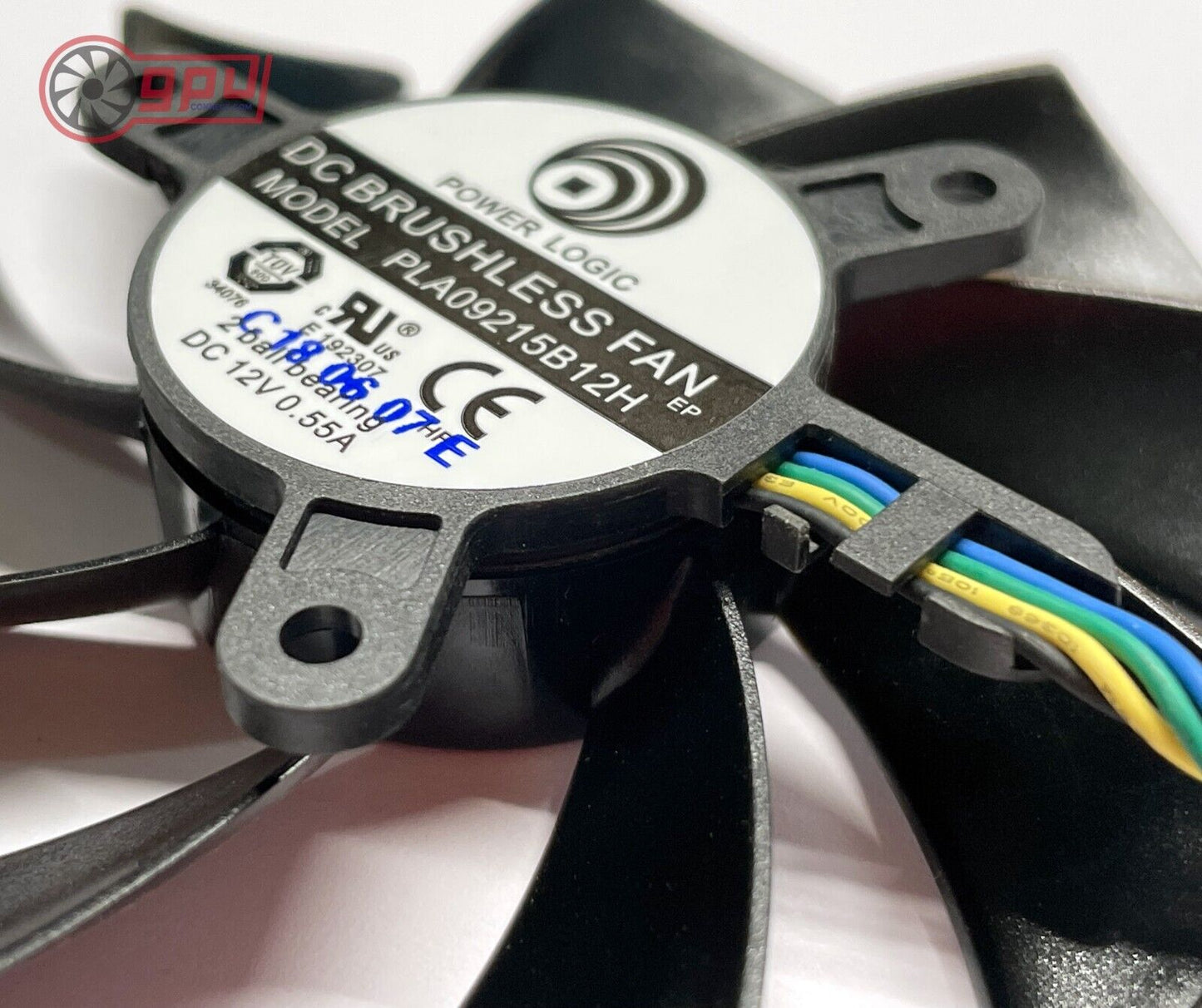 HP OEM RTX 3060 12GB Replacement Graphics Card Fan 87mm - PLA09215B12H (4 Pin) - GPUCONNECT.COM