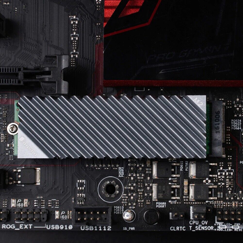 Jonsbo PS5 M.2 NVME Heatsink with Cooling Pads Evo SSD Radiator (GREY) - GPUCONNECT.COM