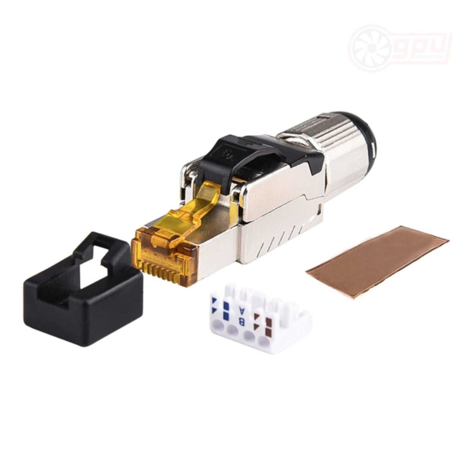 Linkwylan RJ45 Toolless Field Connector CAT 7 / 8 Termination Plugs ...