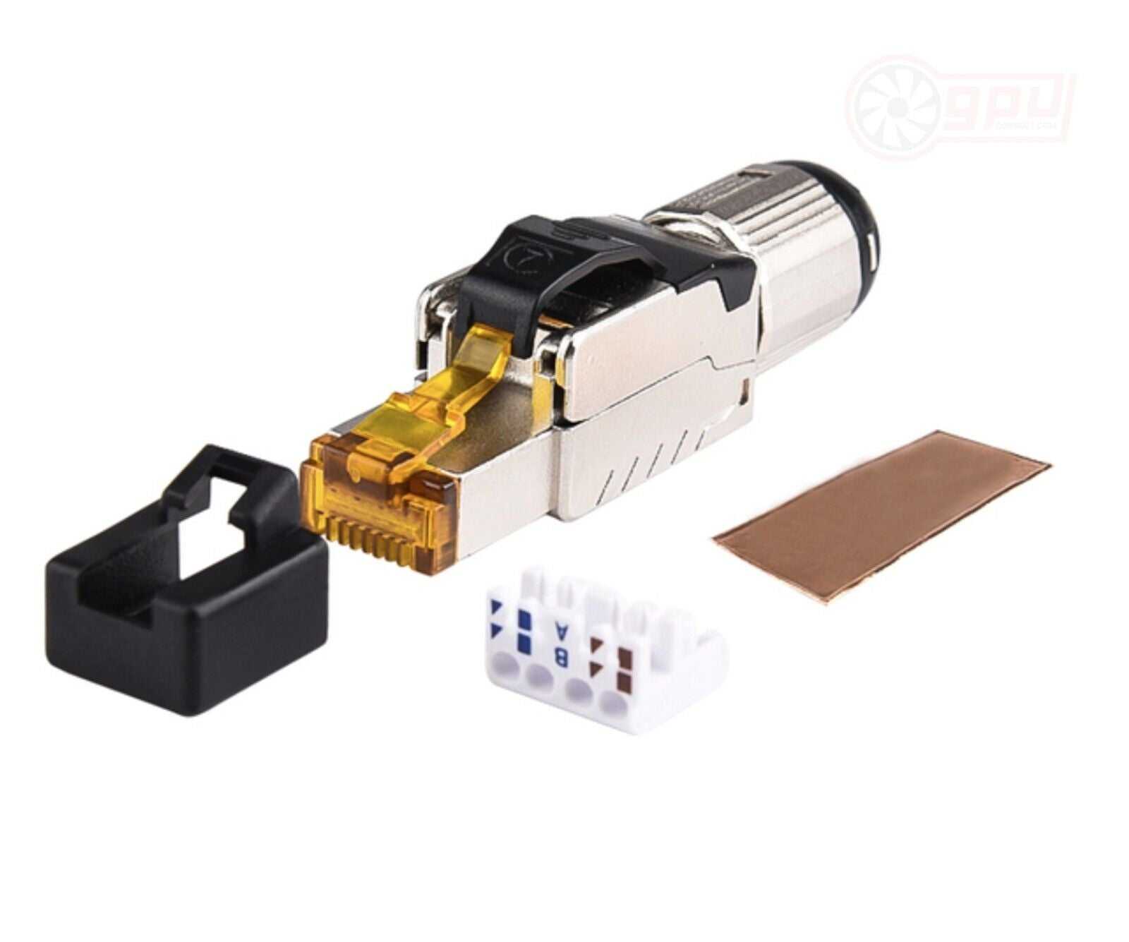 Linkwylan Ethernet RJ45 Cat5e Cat6 Cat6A Keystone Jacks Loại Không Dụng Cụ Mô-đun Mạng Nhiều Màu - Foto 6