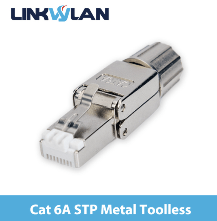 LinkWyLAN RJ45 Field Connector Toolless Network Plug Quick Easy 10GbE - GPUCONNECT.COM