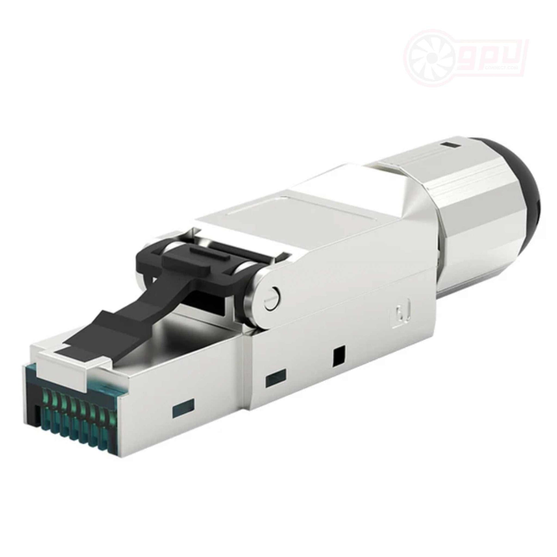 Linkwylan RJ45 Toolless Field Connector CAT 6A / 6 Termination Plug Shielded 10G - GPUCONNECT.COM