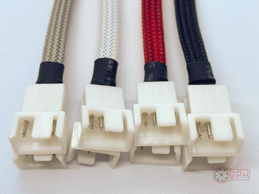 mini 4-Pin Fan Splitter to 2x PWM Adapter Cable GPU Graphics Card PH2.0 - GPUCONNECT.COM