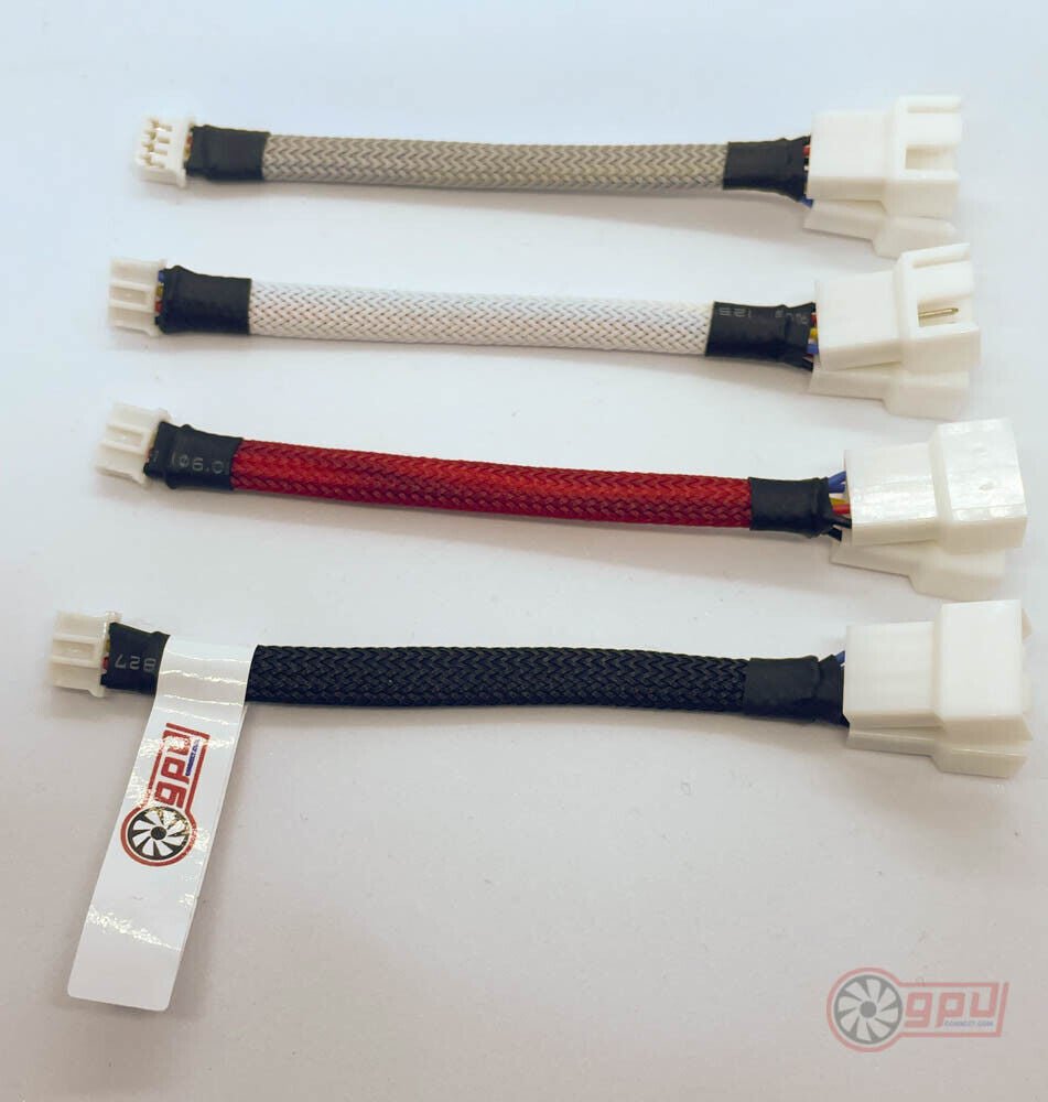 mini 4-Pin Fan Splitter to 2x PWM Adapter Cable GPU Graphics Card PH2.0 - GPUCONNECT.COM