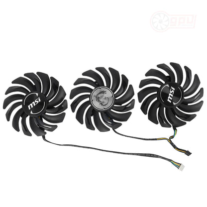 MSI GeForce RTX 2070 2080 2080 Ti DUKE Graphics Card Replacement Fan - GPUCONNECT.COM