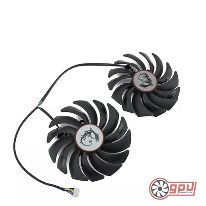 MSI GTX 1060 1070 1080 Ti 970 980 / RX 470 480 570 580 GAMING Replacement Fan - GPUCONNECT.COM