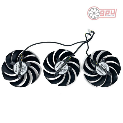 MSI RTX 3060 3070 3080 3090 Ti GAMING X TRIO - Replacement GPU Cooler Fan Set - GPUCONNECT.COM