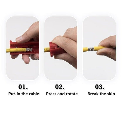 Network Cable Cutter Tool RJ45 Coaxial for Ethernet CAT 5 6 7 8 - GPUCONNECT.COM