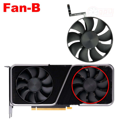 NVIDIA GeForce RTX 3060 Ti 3070 FE Replacement Graphics Card Fan DAPC0815B2UP004 - GPUCONNECT.COM