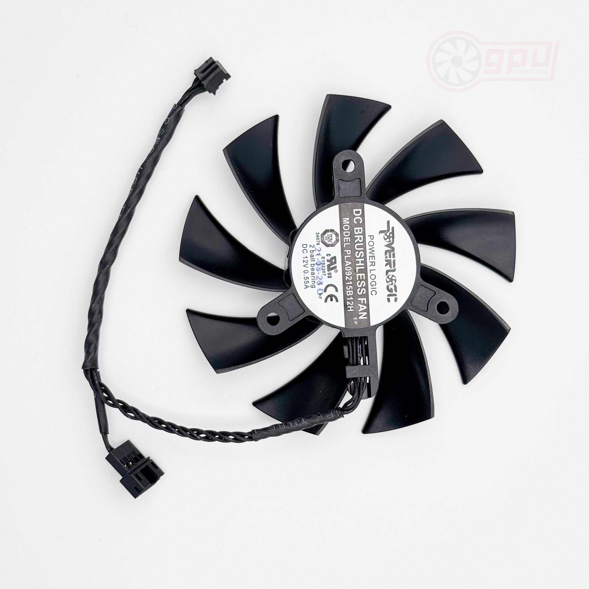 NVIDIA RTX 3060 HP OEM Replacement Graphics Card Fan 87mm PLA09215B12H