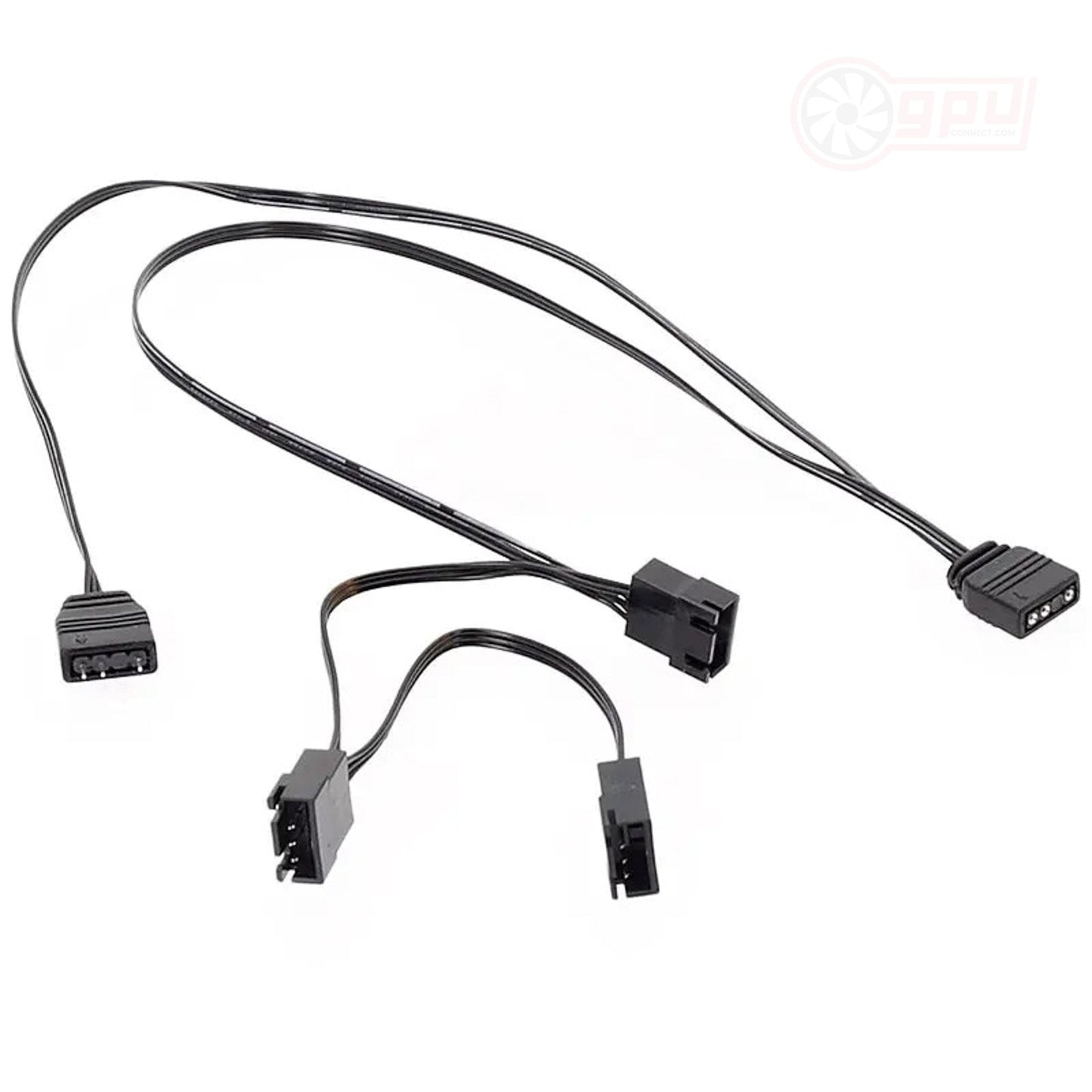 NZXT Aer RGB 2 Fan to Standard ARGB Adapter Motherboard Control Cable - GPUCONNECT.COM