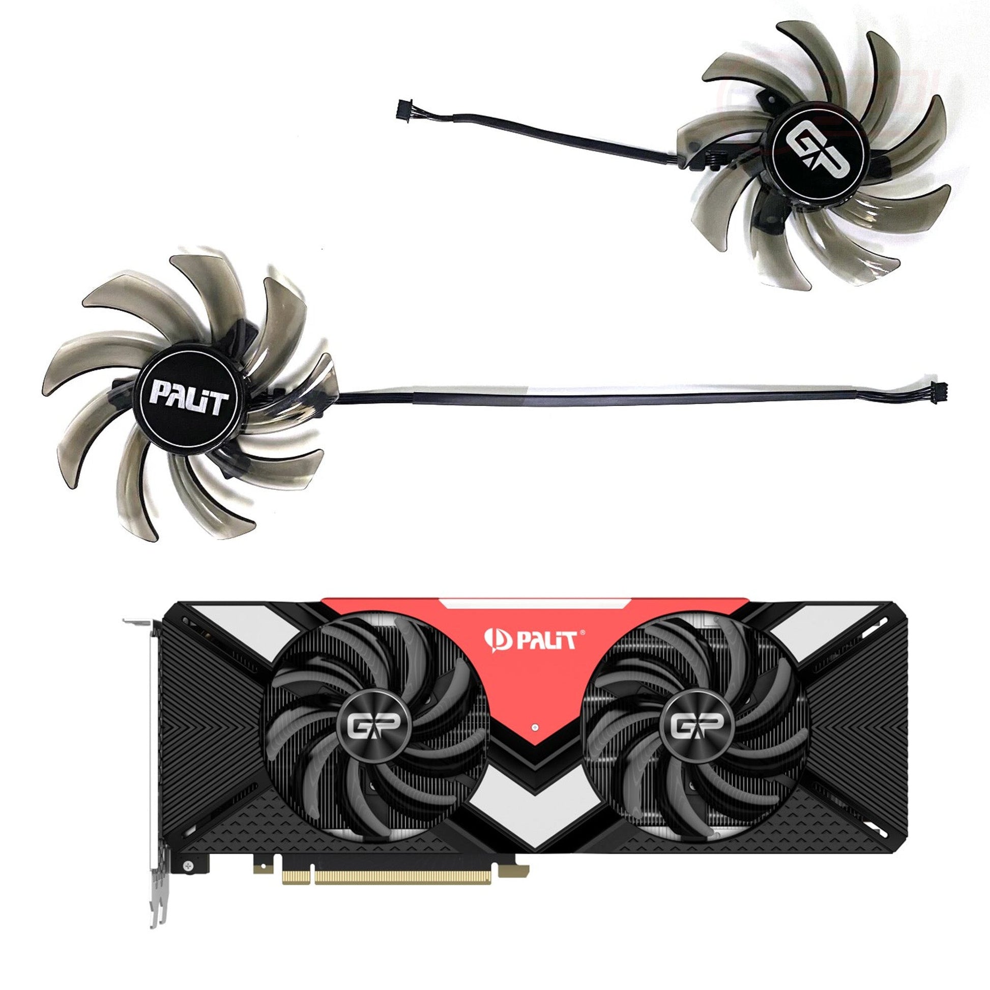 Palit RTX 2080 GamingPro Dual Replacement GPU Fan - GPUCONNECT.COM