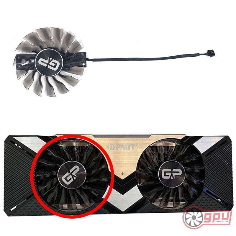 PALIT RTX 2080 Ti GamingPro OC Dual Replacement Fans (GA92S2H) - GPUCONNECT.COM