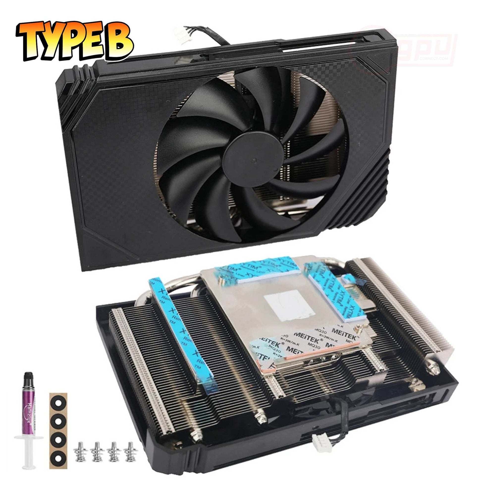 Palit RTX 3060 StormX OC GPU ITX Cooler Heat Sink with Fan - GPUCONNECT.COM