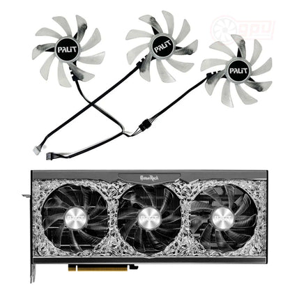 Palit RTX 3090 3080 3070 Ti 3090 Ti GameRock GPU Fans - GPUCONNECT.COM