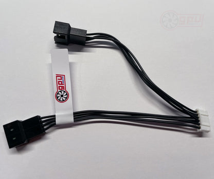 PALIT RTX 4070 JetStream 6 Pin Fan Adapter Deshroud Cable to Standard PWM Fan - GPUCONNECT.COM