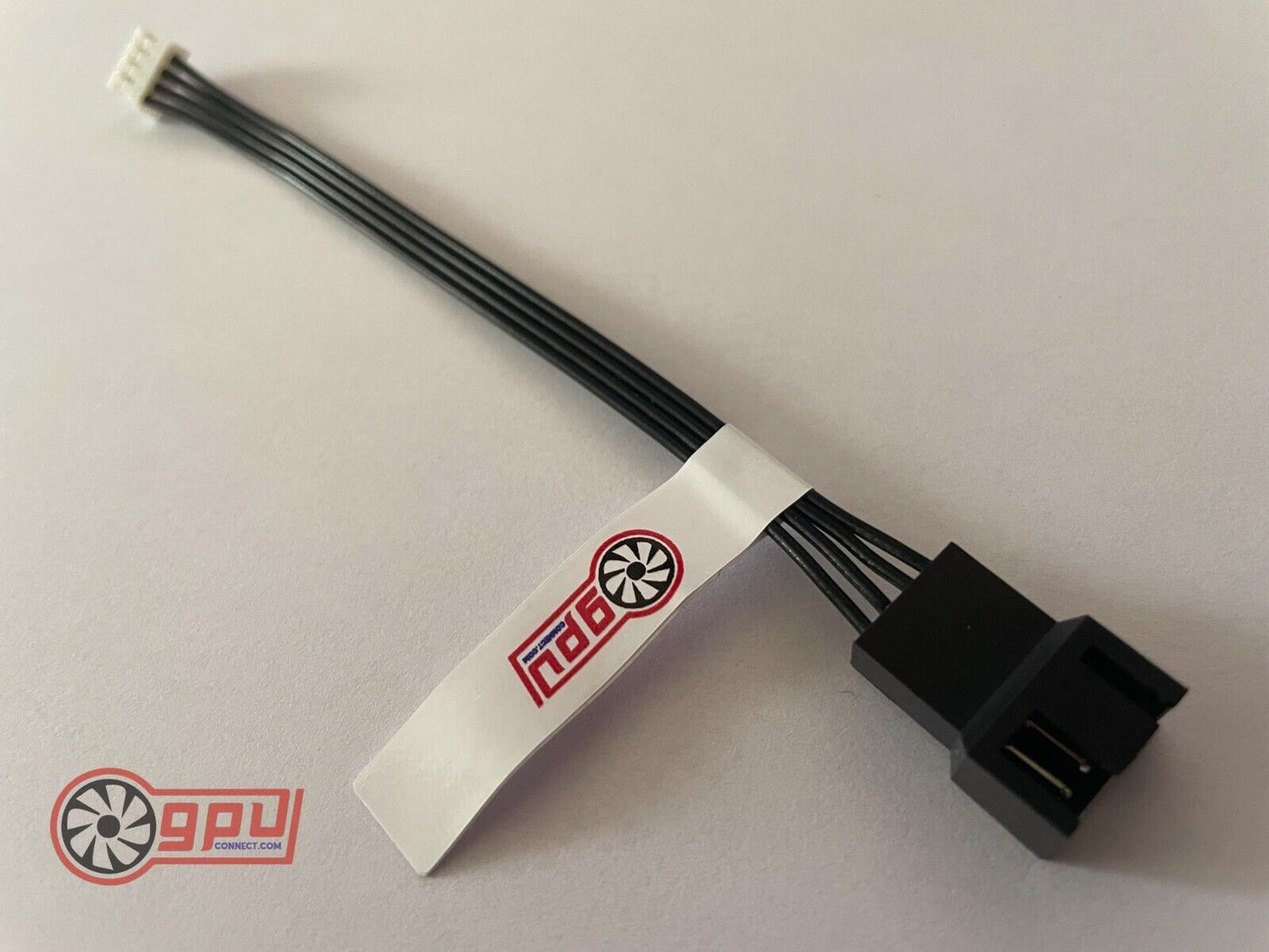 PH2.0 Mini 4Pin to PWM Fan GPU Graphics Cards Adapter Cable - 10cm (Black) - GPUCONNECT.COM