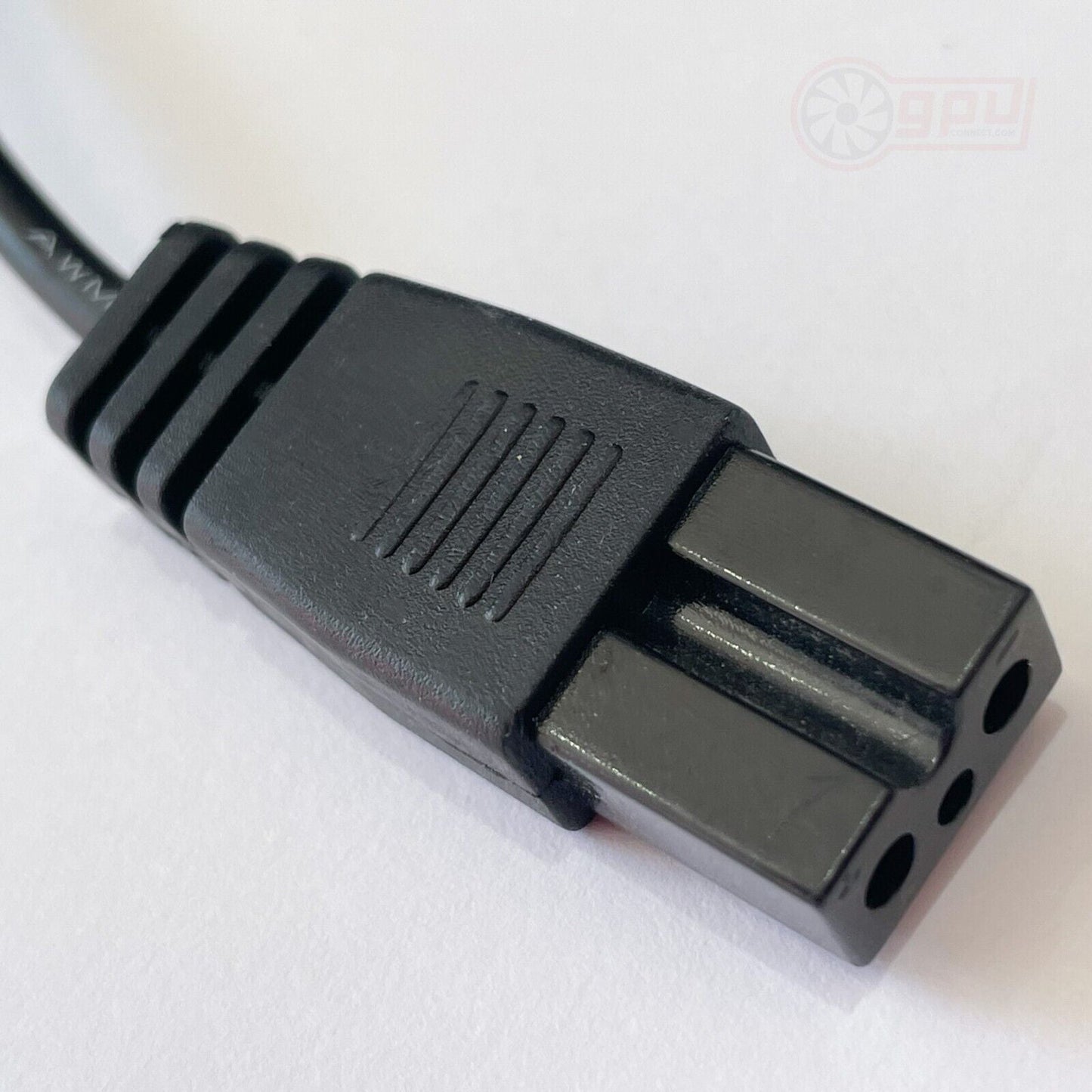 A close up image of a black Pool Vacuum Charging USB Cable Replacement for Bestway / Lay-Z-Spa power cable.