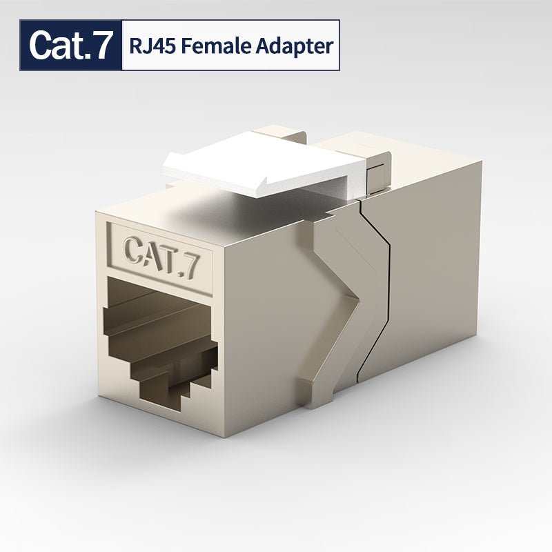 PREMIUM CAT7 6A RJ45 Female Passthrough Adapter Keystone 10GBps ...