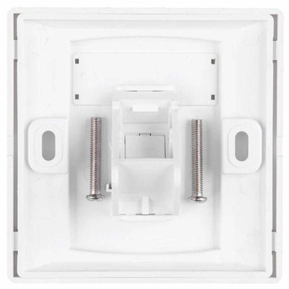 Premium RJ45 Socket Face Plate with CAT 7 6A Keystone Network UK - GPUCONNECT.COM