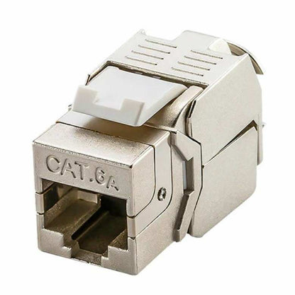 Premium RJ45 Socket Face Plate with CAT 7 6A Keystone Network UK - GPUCONNECT.COM