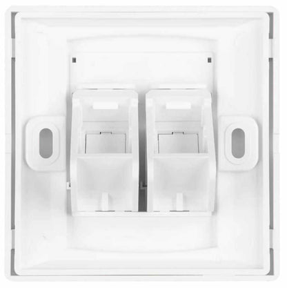 Premium RJ45 Socket Face Plate with CAT 7 6A Keystone Network UK - GPUCONNECT.COM