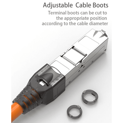 RJ45 Toolless Extension Bridge CAT 5e 6 6A 7 Network Couple Link 10G - GPUCONNECT.COM