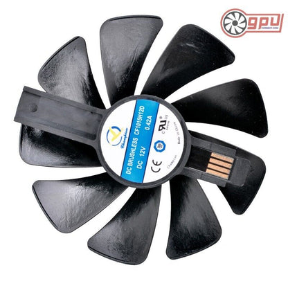 Sapphire NITRO PULSE RX 470 480 570 580 590 Replacement Fan (CF1015H12D) - GPUCONNECT.COM